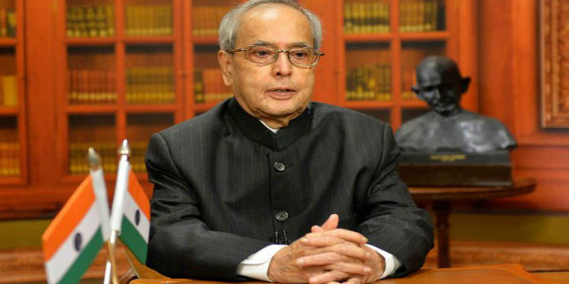President of India Pranab Mukherjee.